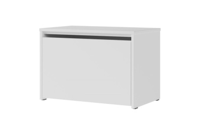 Тумба под вешалку фасад с ручкой захватом Белый