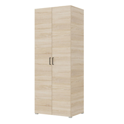 Шкаф 2ств 800 Бостон, цвет Сонома (штанги)