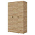 Шкаф 3ств 1500 Бостон, цвет Крафт золотой (2 ящика+полки БМ+штанга)