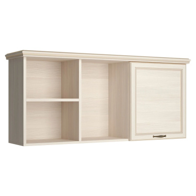 Полка навесная 4 Сиена, цвет Бодега белый