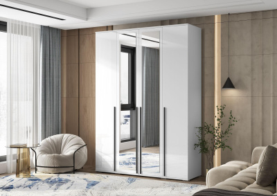 Шкаф Норд с зеркалом 4-х створчатый