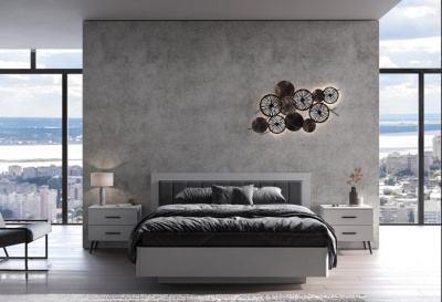 Спальня ЮМИ 6 Белый-Milk-Simple 27