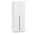 Шкаф для одежды 67.17 "Брандо",2-х дверный, ЛДСП, цвет Белый, с полкой и штангой, ширина 80 см