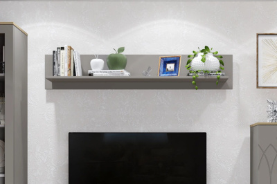 Полка навесная Капри 2, цвет Мокко