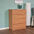 Комод Варма, 4 ящика, 80х100х40 см, шпон натурального дерева, дуб беленый, для дома в спальню или прихожую, ширина 80 см