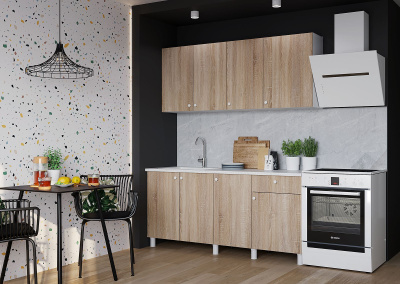 Кухня Point 170, цвет Белый/Сонома