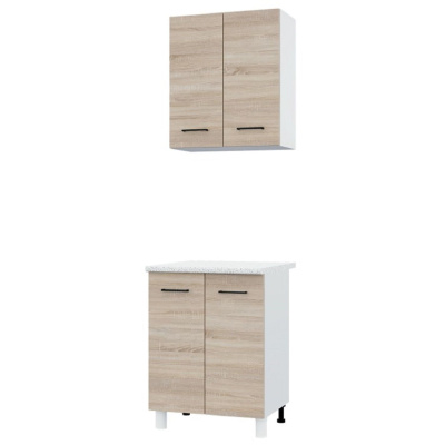 Кухня Trend 600, цвет Белый/Сонома