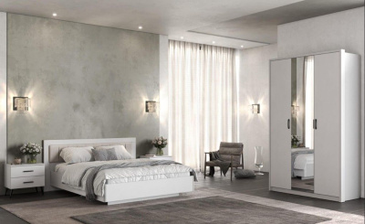 SAN Спальня ЮМИ 8 Белый-Milk-Simple 29