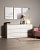 Комод Варма, 6 ящиков, горизонтальный, 160х78х40 см, эмаль белая, ширина 160 см под тв-зону, тумба под телевизор в спальню