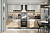Кухонный гарнитур "КГ-4" (1,2м) имеет вместительные полки и выдвижной ящик цвет Белый/Дуб Сонома/Белый/Антарес ширина 120 см