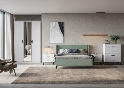 Спальня ЮМИ 3 Белый-Milk Simple 21