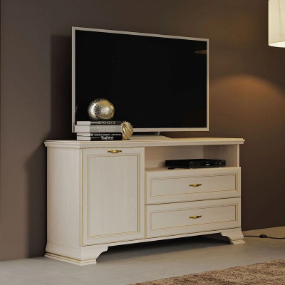 Тумба для аппаратуры 2 Сиена, цвет Бодега белый