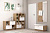 Прихожая МС ЭГО набор 5, ширина 240 см, комплект мебели, вешалка, с зеркалом, шкаф