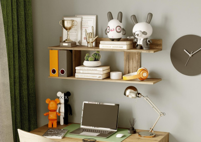 Полка настенная 13 Дуб Вотан