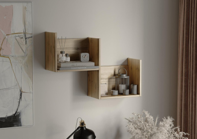 Полка навесная 03 Дуб Вотан