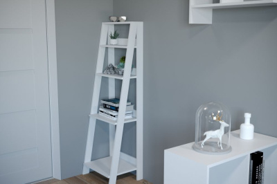 Этажерка лофт Белый